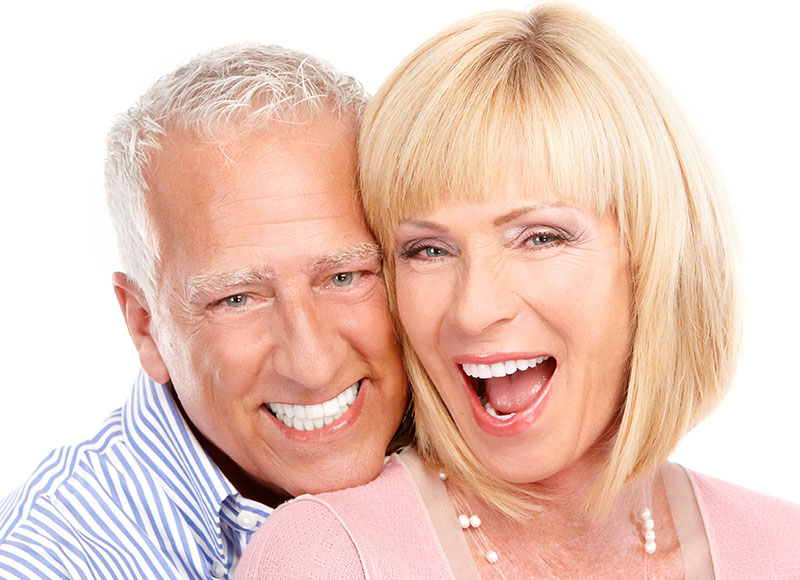 Senior couple healthy smiles Dental Care at Sweetwater Sugar Land TX